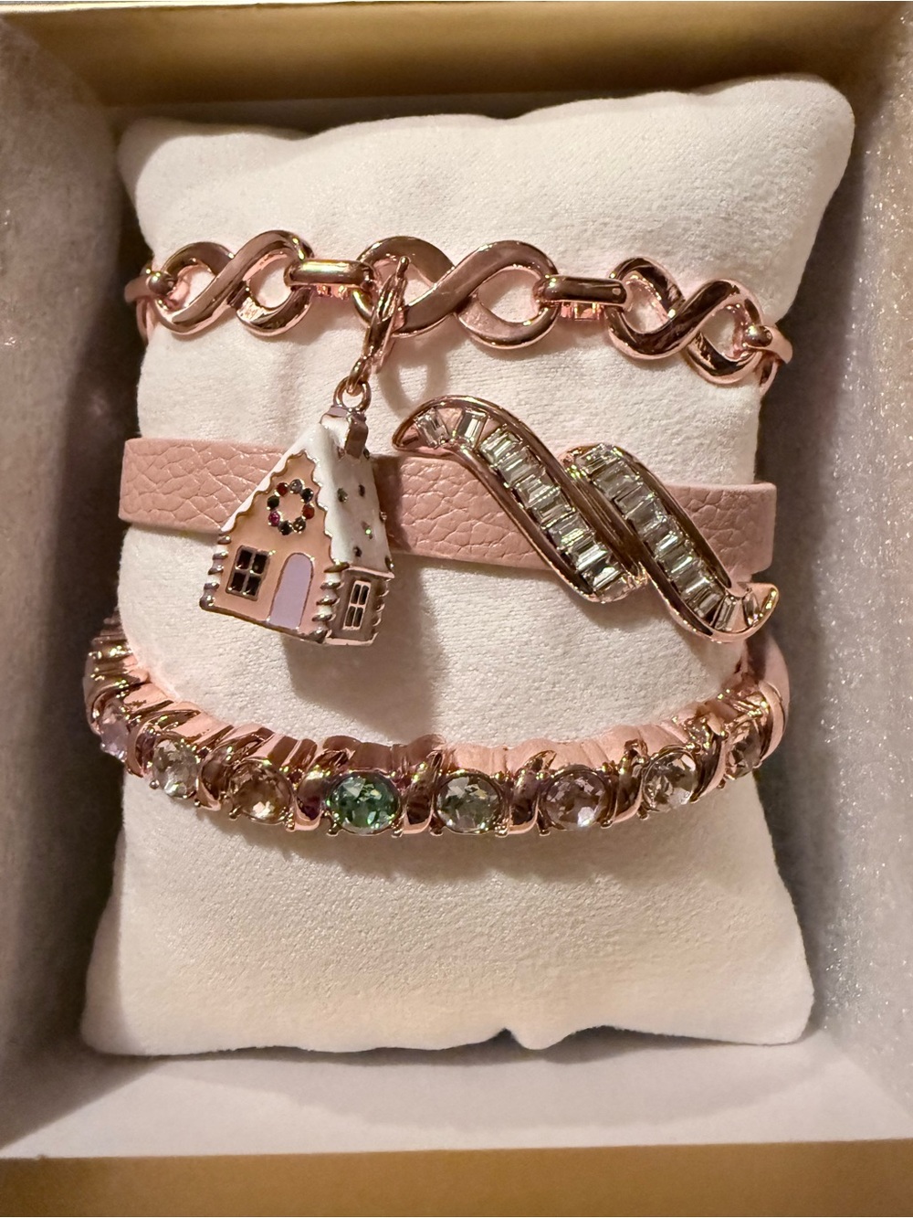 Bomb party Gem society stack bracelet